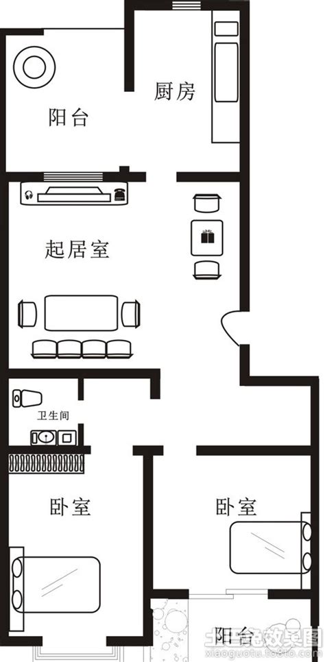 90平米两室一厅美式客厅电视背景墙装修设计图片大全_设计456装修效果图