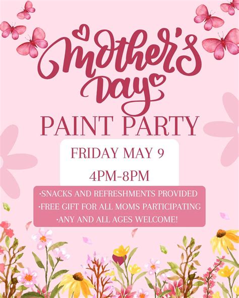 Mothers Day Paint Party, 137 S Scales Street, Reidsville, NC, 9 May ...