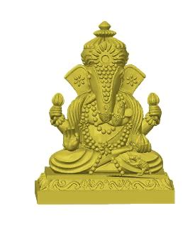 Buy 3d Wallesly 3D Printed Lord Ganesha Online at Low Prices in India ...