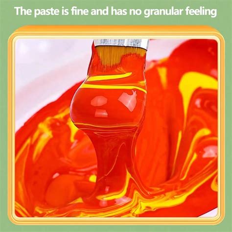 Professional Grade Acrylic Paint Set: 12,18,24 Bright Colors To Choose ...