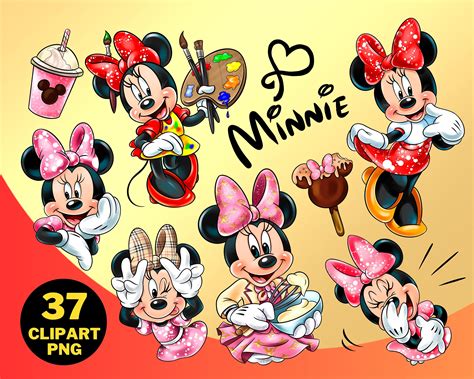 Red Minnie Mouse Clip Art