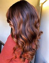 Image result for Red Tips for Brown Hair