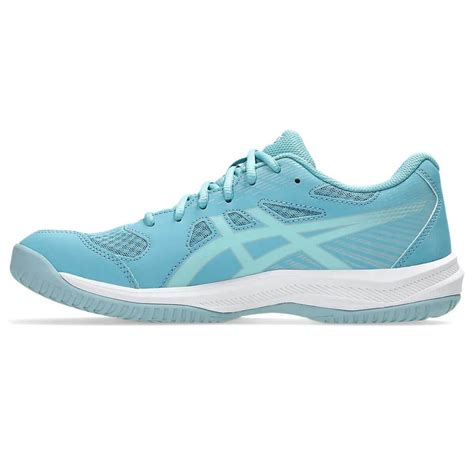 Asics Upcourt 6 Volleyball/Badminton Shoes (STILLWATER/OCEAN DECAY ...