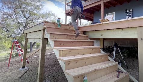 Deck Stairs Construction