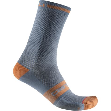 Castelli Superleggera T 18 Socken Herren - light steel blue/bronze 062 ...