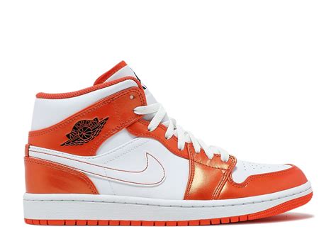 Jordan 1 Mid SE 'Electro Orange' - Air Jordan - DM3531 800 - electro ...