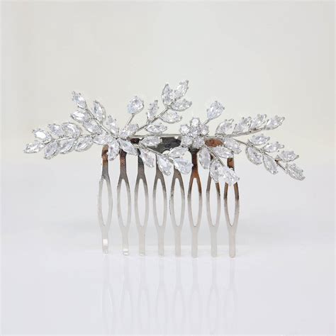 Silver hair combs accessories online