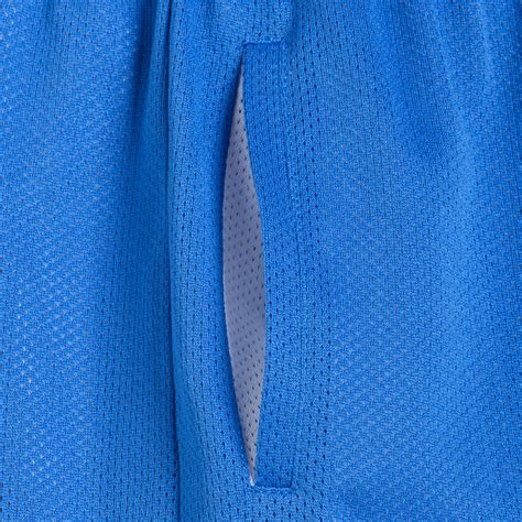 Reversible Kids Basketball Shorts Blue White - Decathlon