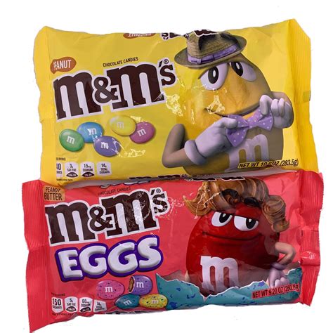 Easter MM's Eggs Bulk Easter Candy Variety Pack of Peanut and Peanut ...