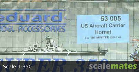 Contents for US Aircraft Carrier Hornet, Eduard 53005 (2004) - In-box ...