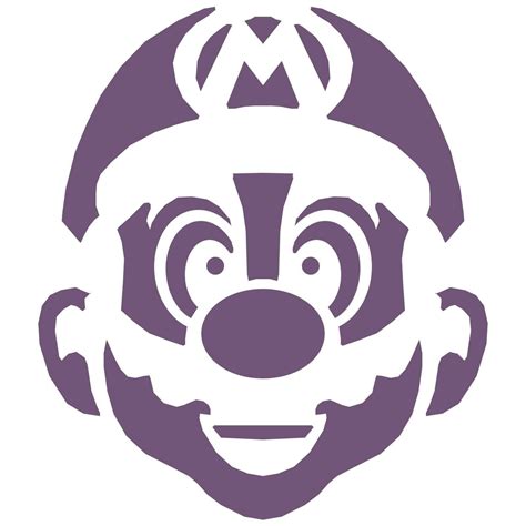 Mario Pumpkin Carving Template