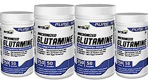 NutriJa Pure L-Glutamine Powder, Amino Acid Supplement | Support Muscle ...