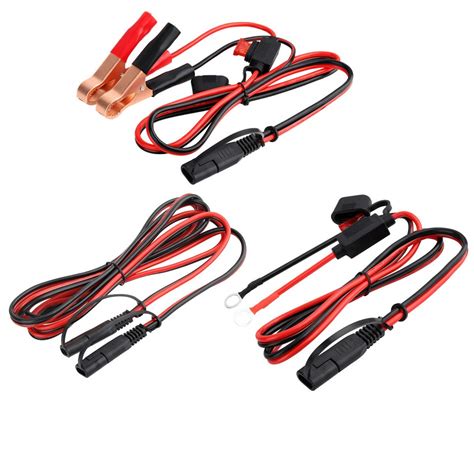 Buy 16 Gauge SAE Cable Battery Charger Kits,12 V SAE to SAE 2 Pin ...