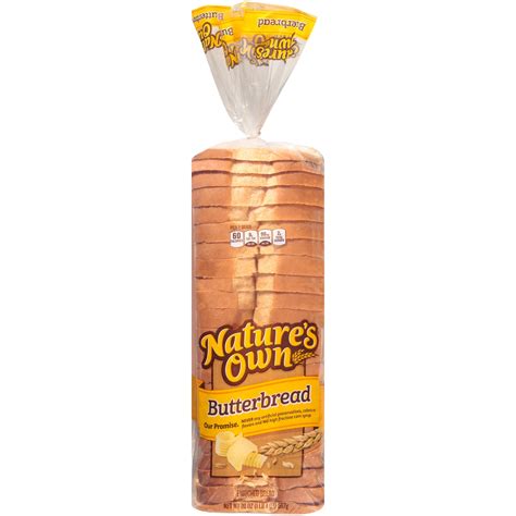 Nature's Own Butterbread Sliced White Bread Loaf, 20 oz-Pack Of 5 ...