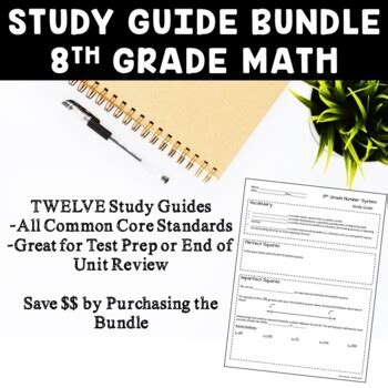 Image result for 8th Grade Math Study Guide