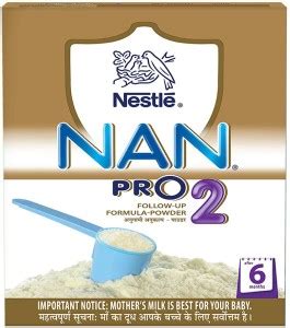 NESTLE Nan Pro 2 Follow-Up Infant Formula Powder, After 6 months, 400g ...