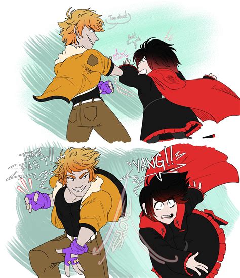 Yang's V5 Character Short, but it's M!Yang! (art by OddlyHale, RWBYAU ...