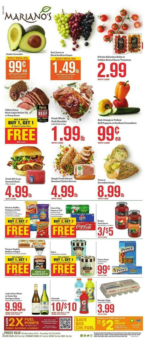 Mariano's Weekly Ad & Deals from October 8