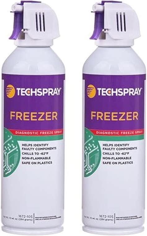 Amazon.com: Techspray 1672-10S 10 oz. Envi-Ro-Tech Freeze Spray -2 pack ...