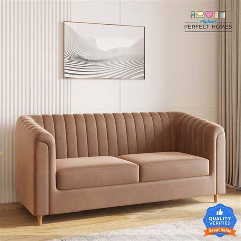 Flipkart Perfect Homes Marrygold Fabric 3 Seater Sofa - Price History