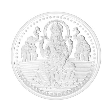 Malabar Gold & Diamonds 999 Purity Silver Coin 20 Grams|Laxmi Plain ...