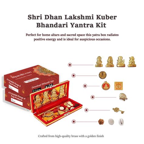 Shree Dhan Laxmi Kuber Bhandari Yantra: Sarv Samriddhi Yantra (Golden ...