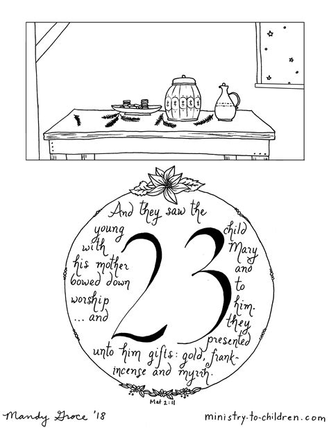 Advent Coloring Pages 的图像结果