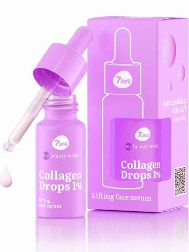 7DAYS Beauty My Beauty Week Collagen Drops 1% Lifting Face Serum 20 ml ...