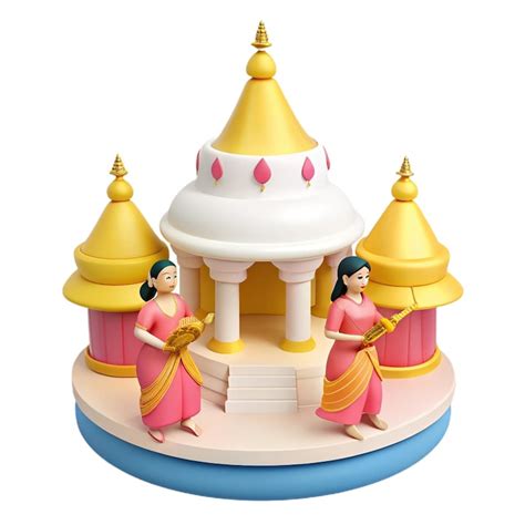 Songkran buddhist temple 3d Images - Free Download on Freepik