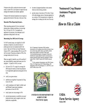 Fillable Online How to File a Claim for NAP Fax Email Print - pdfFiller