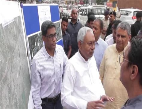 Bihar CM Nitish Kumar inspects Anisabad-Phulwari AIIMS elevated four ...