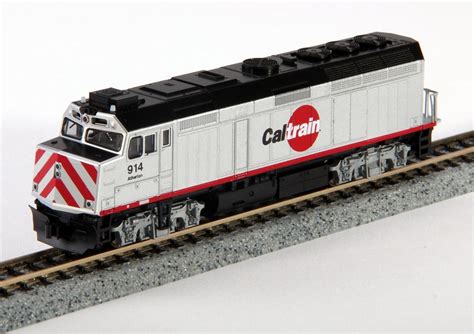 Kato USA Model Train Products EMD F40PH #914 Caltrain N Scale Train ...