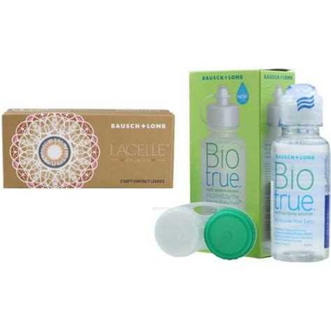 Bausch & Lomb Lacelle Premium Monthly Contact Lens (-2.25, Green, Pack ...
