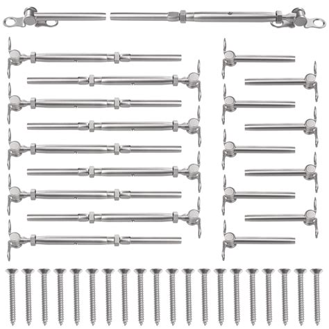 Blika 10 Pairs 3 16 Cable Railing Kits T316 Stainless | Desertcart INDIA