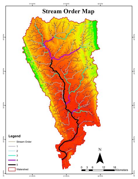 Image result for How to Create Stream Order Map in ArcMap