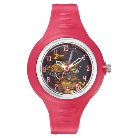 Buy Online Zoop By Titan Quartz Analog Black Dial Plastic Strap Watch ...
