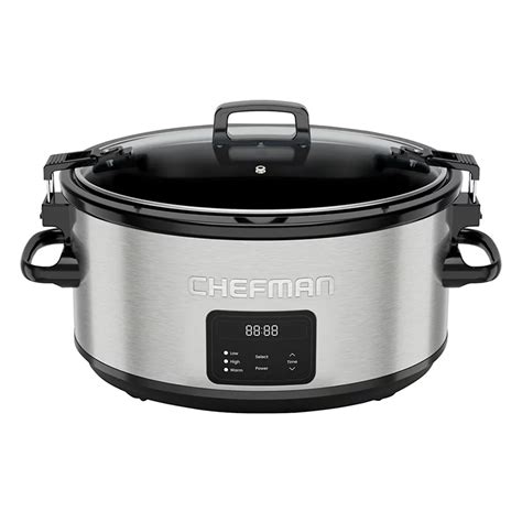 Chefman 7-Qt. Programmable Slow Cooker with Locking Lid | BJ's ...