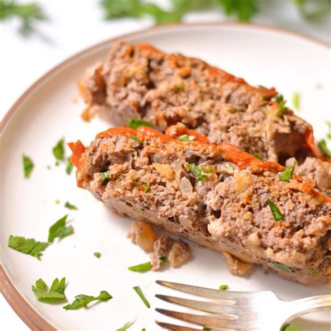 Classic Ground Bison Meatloaf Recipe with Oatmeal - Joy to the Food