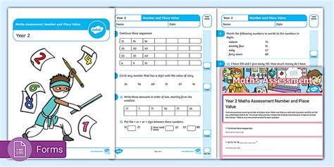 Year 2 Maths Assessment Number and Place Value 1