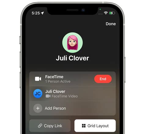 How to Use iOS 15 FaceTime 的图像结果