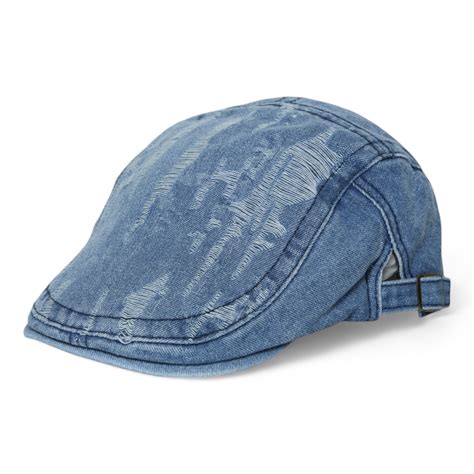 Chokore Classic Ripped Denim Ivy Cap (Blue)