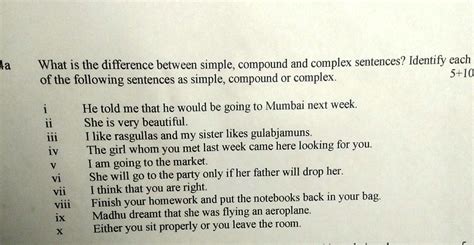 Image result for Difference Between Simple Compound Sentence