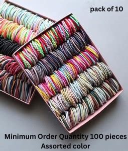 Anna Stella 10Pcs Korean Style Baby Girl Mini Elastic Soft Rubber Hair ...