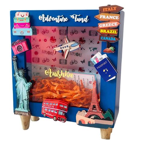 Adventure Fund Travel Piggy Bank - Little Surprise Box