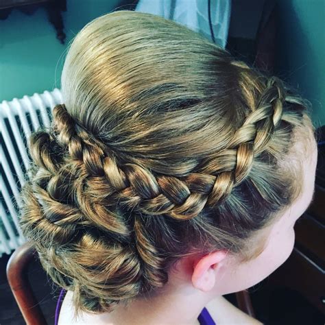 Hair up by Stephanie Sears wedding hair Bridesmaid hair plaits twists ...