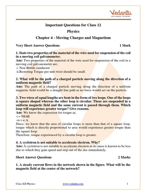 Image result for Chapter 4 Practice Questions Physics Class 12 PDF