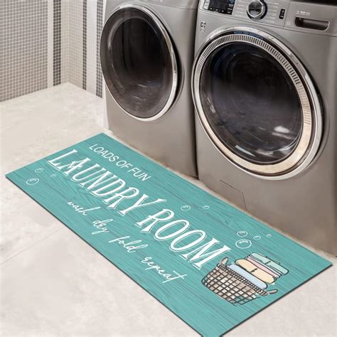Amazon.com: GETITEZY Laundry Room Rug Non Slip Laundry Mat for Laundry ...