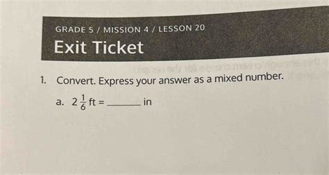 Image result for Lesson 2 Module 4 Grade 5 Exit Ticket