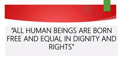 Human Rights, Dignity and the Common Good | PPTX