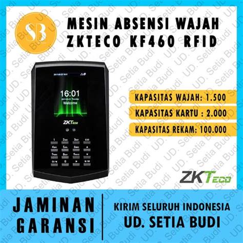 Jual Zkteco KF460 Mesin Absensi Wajah KF 460 Kartu RFID - Kota Surabaya ...